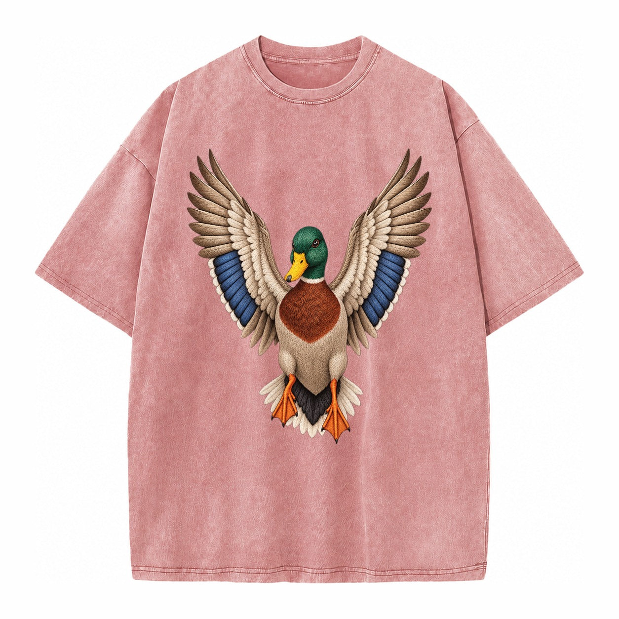 Mallard Majesty Vintage T-shirt – Dusty Rose(Rose)