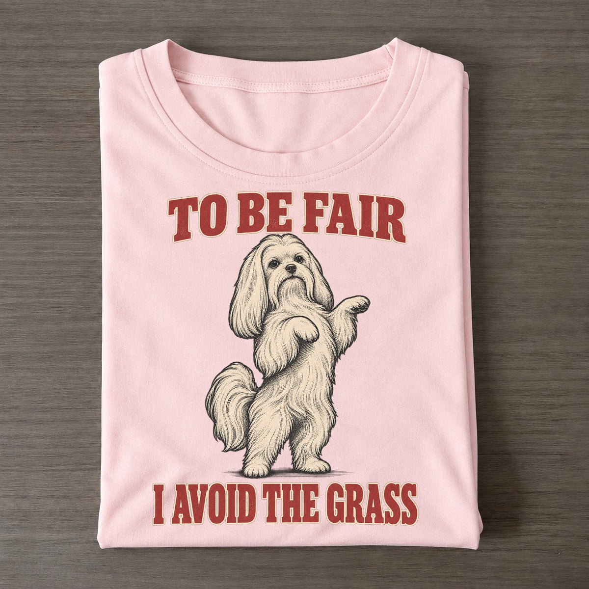 Maltese Dog Declarations Classic T-shirt – Pink