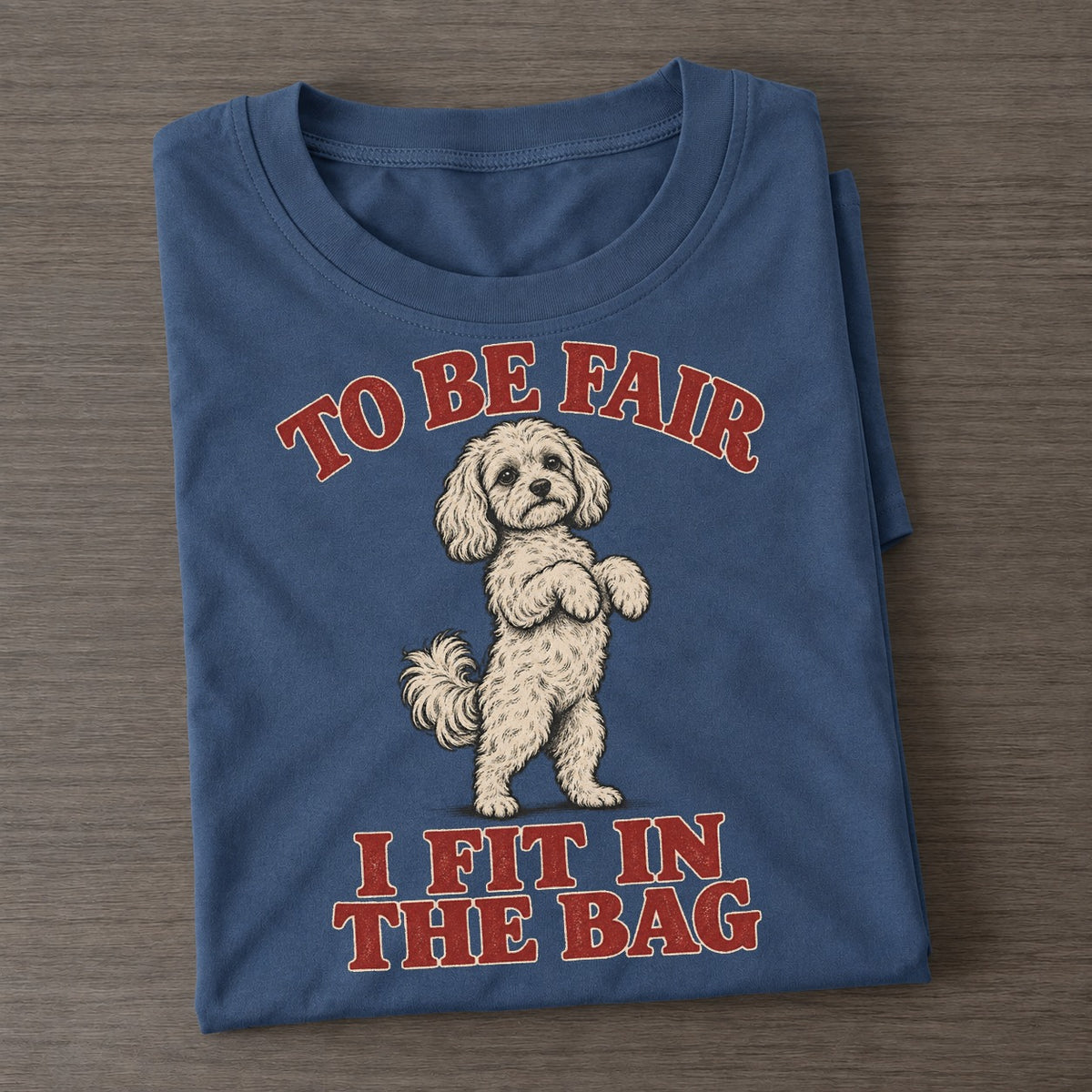 Maltipoo Dog Declarations Classic T-shirt – Twilight Navy