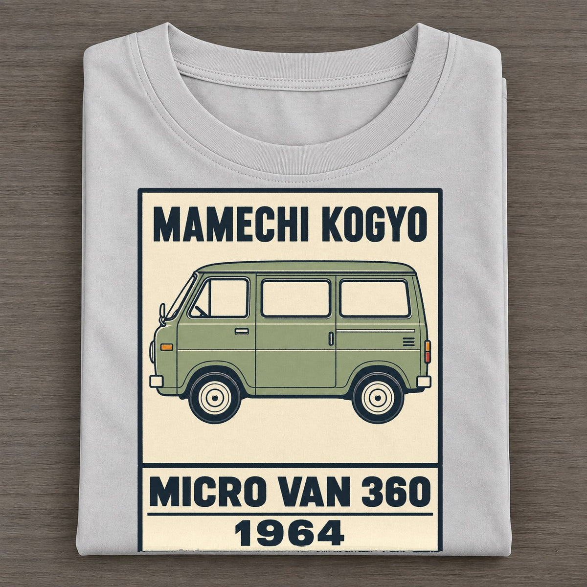 Mamechi Van Showa Speed Plates Classic T-shirt – Grey