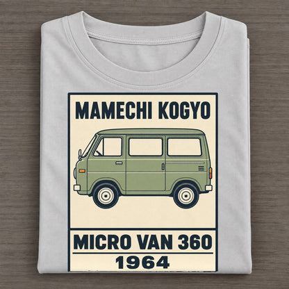 Mamechi Van Showa Speed Plates Classic T-shirt – Grey