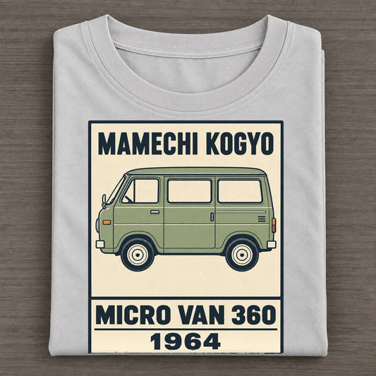 Mamechi Van Showa Speed Plates Classic T-shirt – Grey