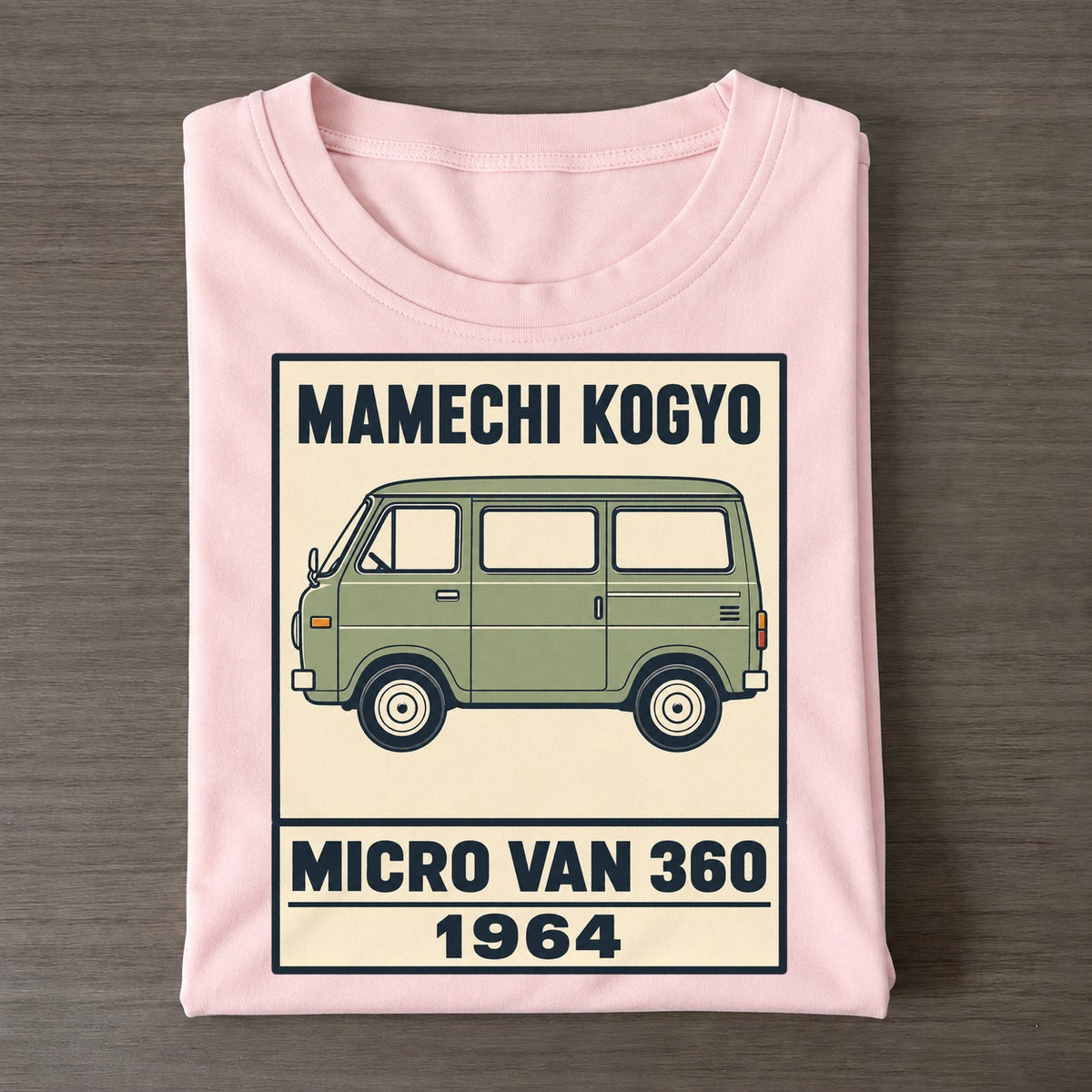 Mamechi Van Showa Speed Plates Classic T-shirt – Pink
