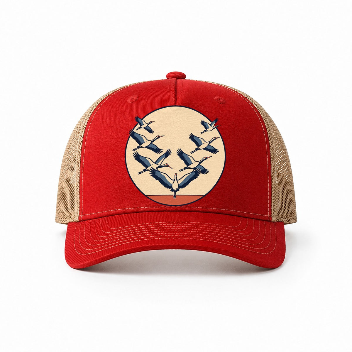 Red-Khaki — front view