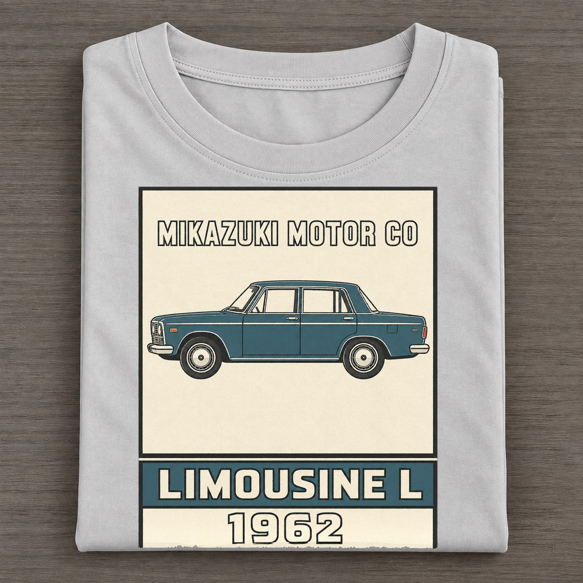 Mikazuki Limousine Showa Speed Plates Classic T-shirt – Grey