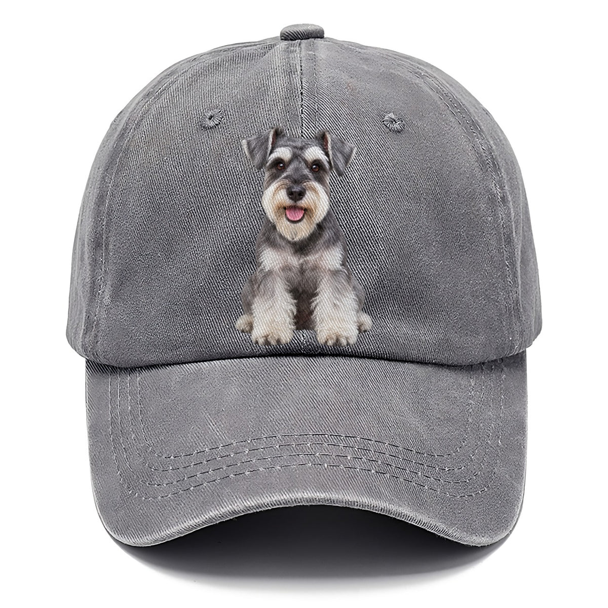 Miniature Schnauzer Sitting Top Breeds Classic Cap – Urban Haze