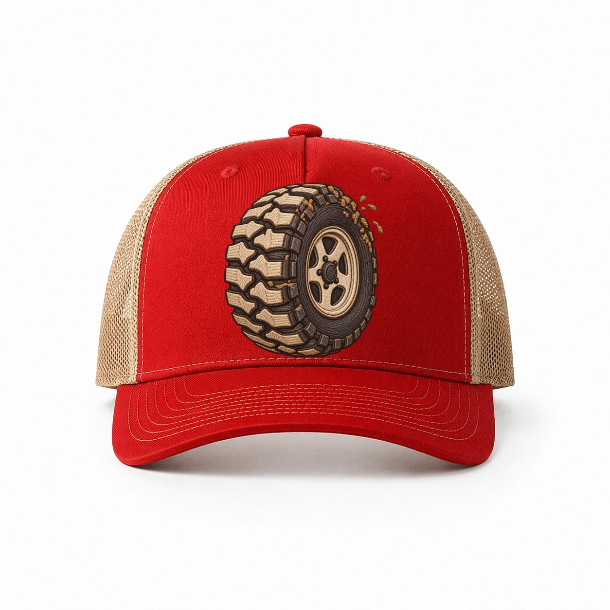 Red-Khaki — front view
