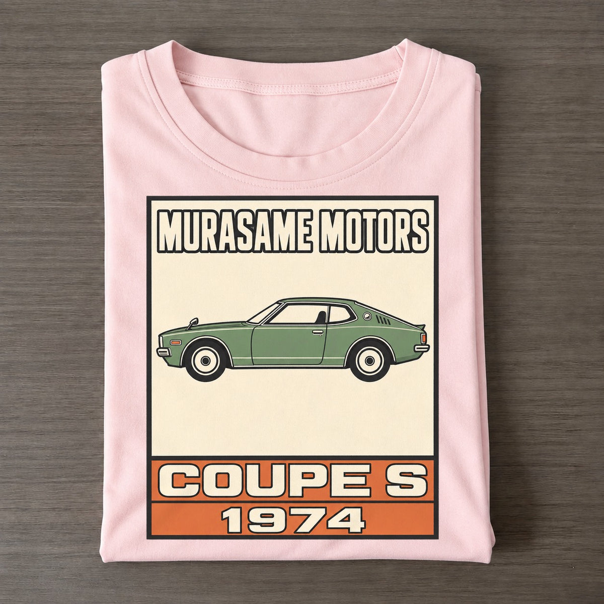 Murasame Coupe S Showa Speed Plates Classic T-shirt – Pink