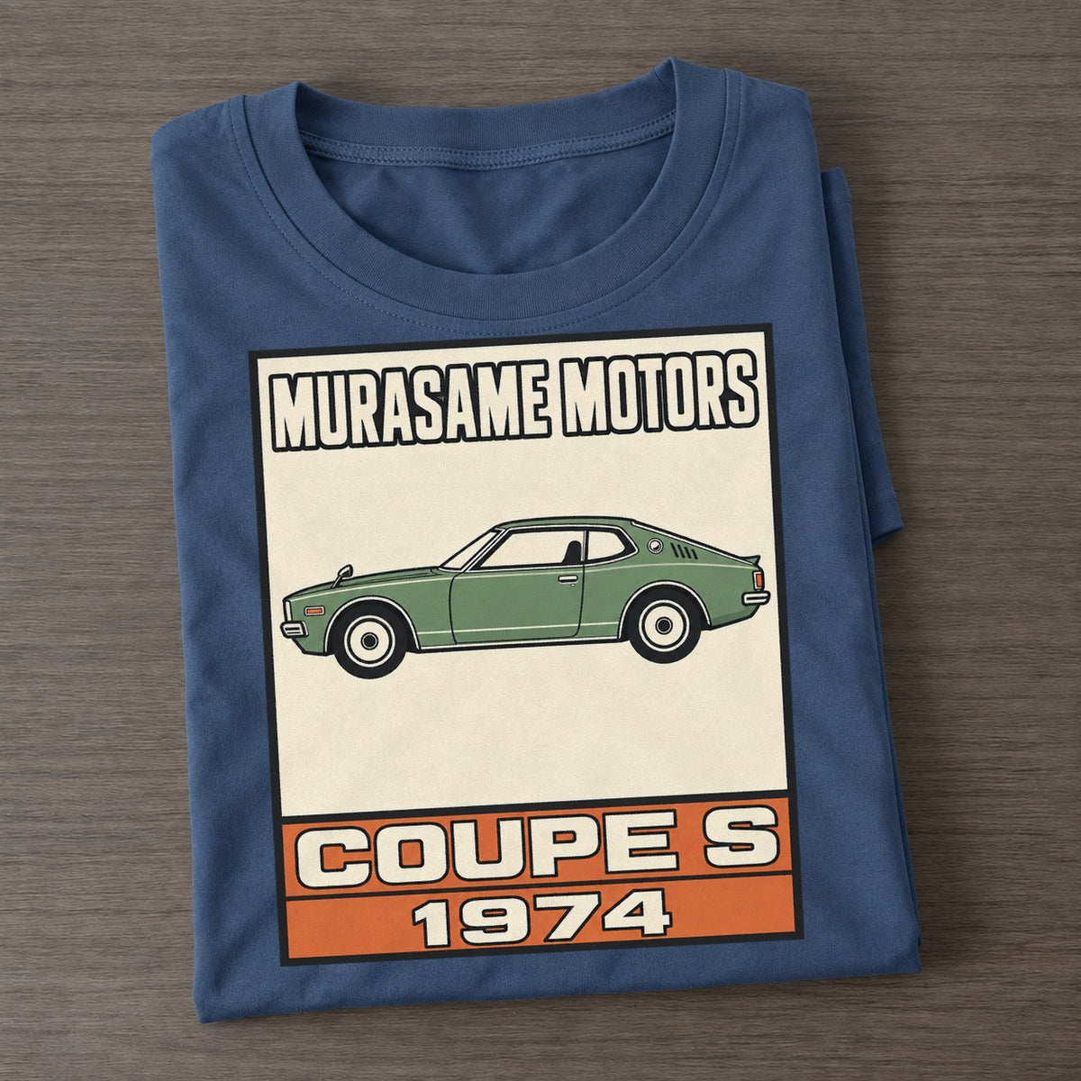 Murasame Coupe S Showa Speed Plates Classic T-shirt – Twilight Navy