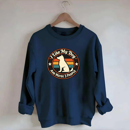 Canine Companion Crew - Crewneck Sweatshirt - navy
