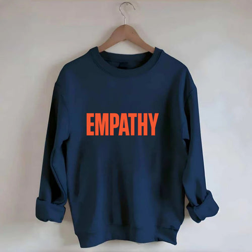 Bold typography design - EMPATHY - understanding others, emotional - Crewneck Sweatshirt