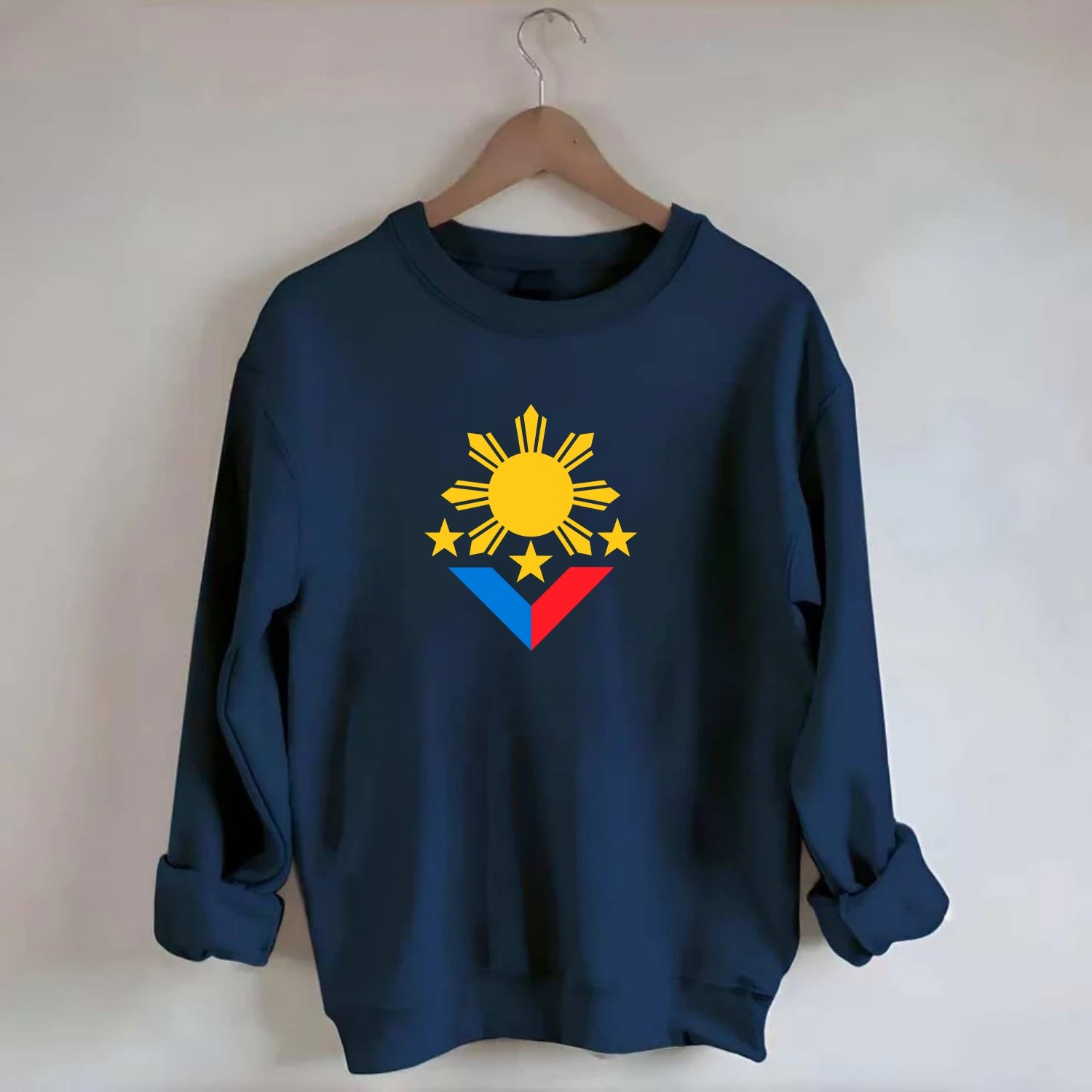 Sun Of Three - Crewneck Sweatshirt - navy