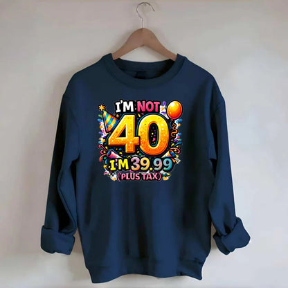 Not 40 Plus Tax - Crewneck Sweatshirt - navy