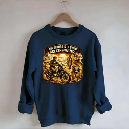 Adventure Vintage Rides - Crewneck Sweatshirt - navy