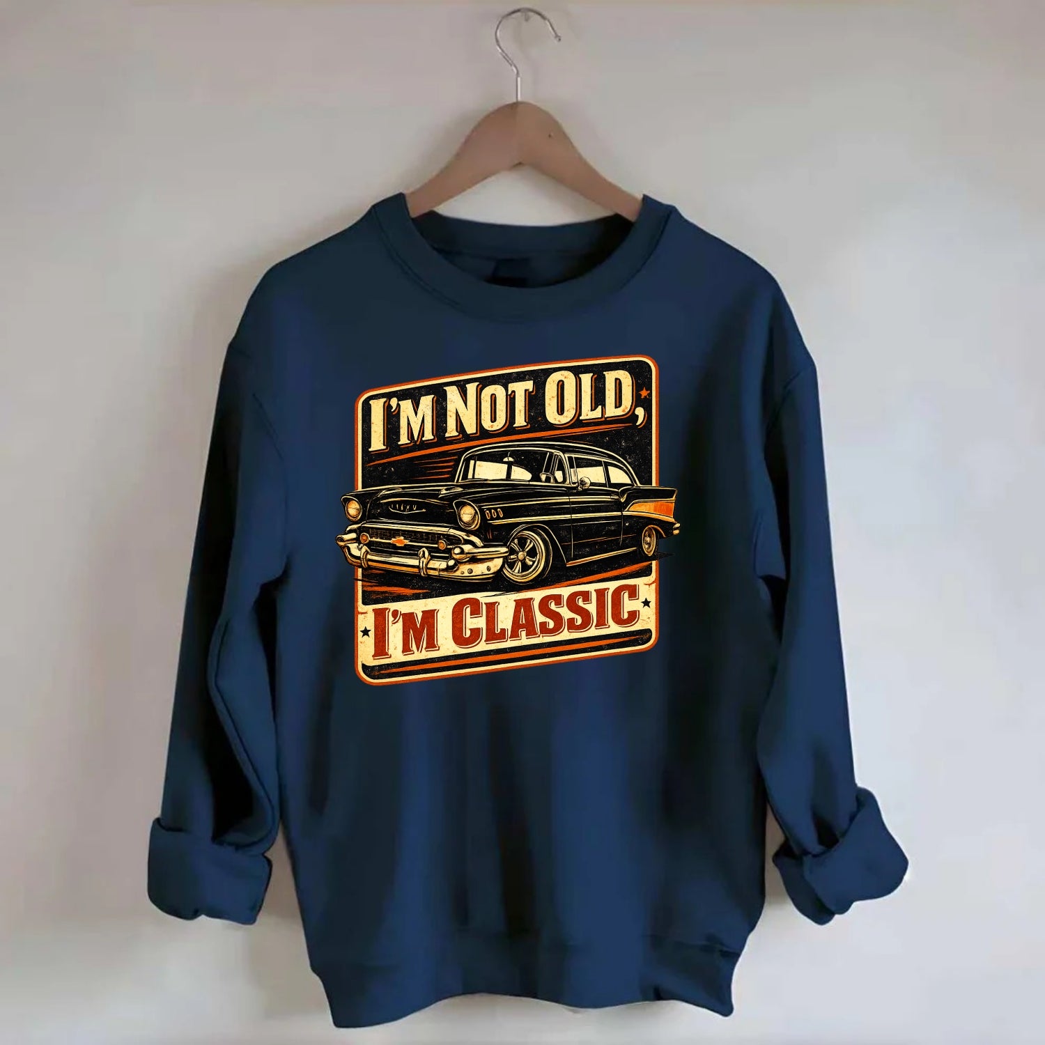 I'm Not Old I'm Classic - Crewneck Sweatshirt - navy
