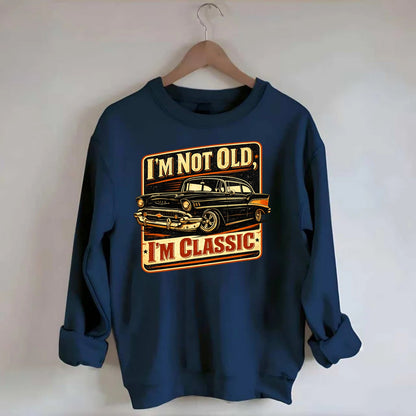 I'm Not Old I'm Classic - Crewneck Sweatshirt - navy
