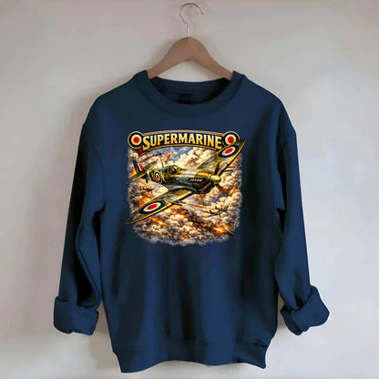 Supermarine Spitfire - Crewneck Sweatshirt - navy
