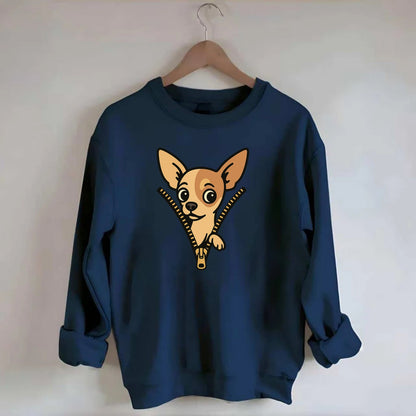Chihuahua - Crewneck Sweatshirt - navy