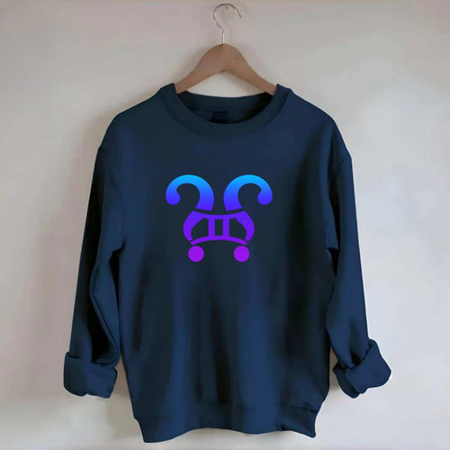 CURIOUS TWINS | Twin question marks | Endless curiosity | Seeking answers | - Crewneck Sweatshirt