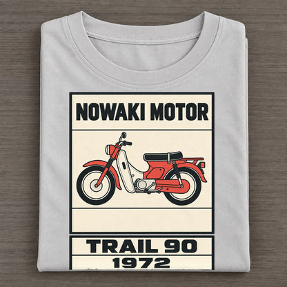 Nozomi Trail 90 Showa Speed Plates Classic T-shirt – Grey