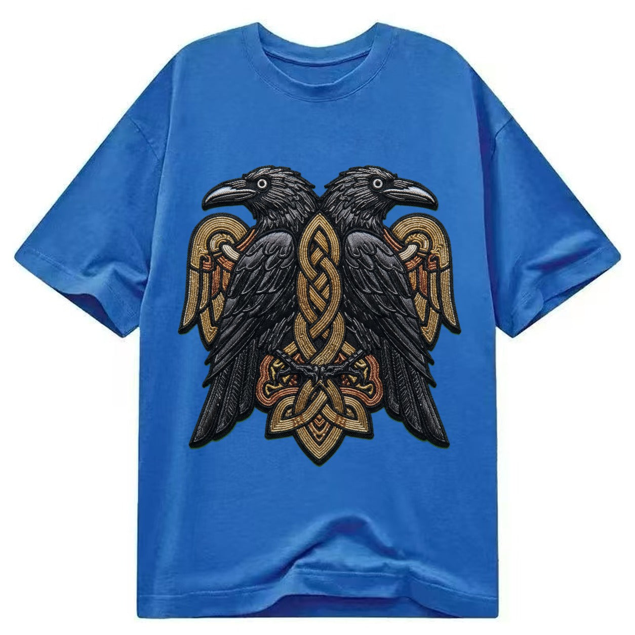 Blue — front view