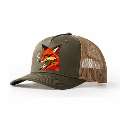 Sly Fox Profile Trucker Hat – Olive Khaki
