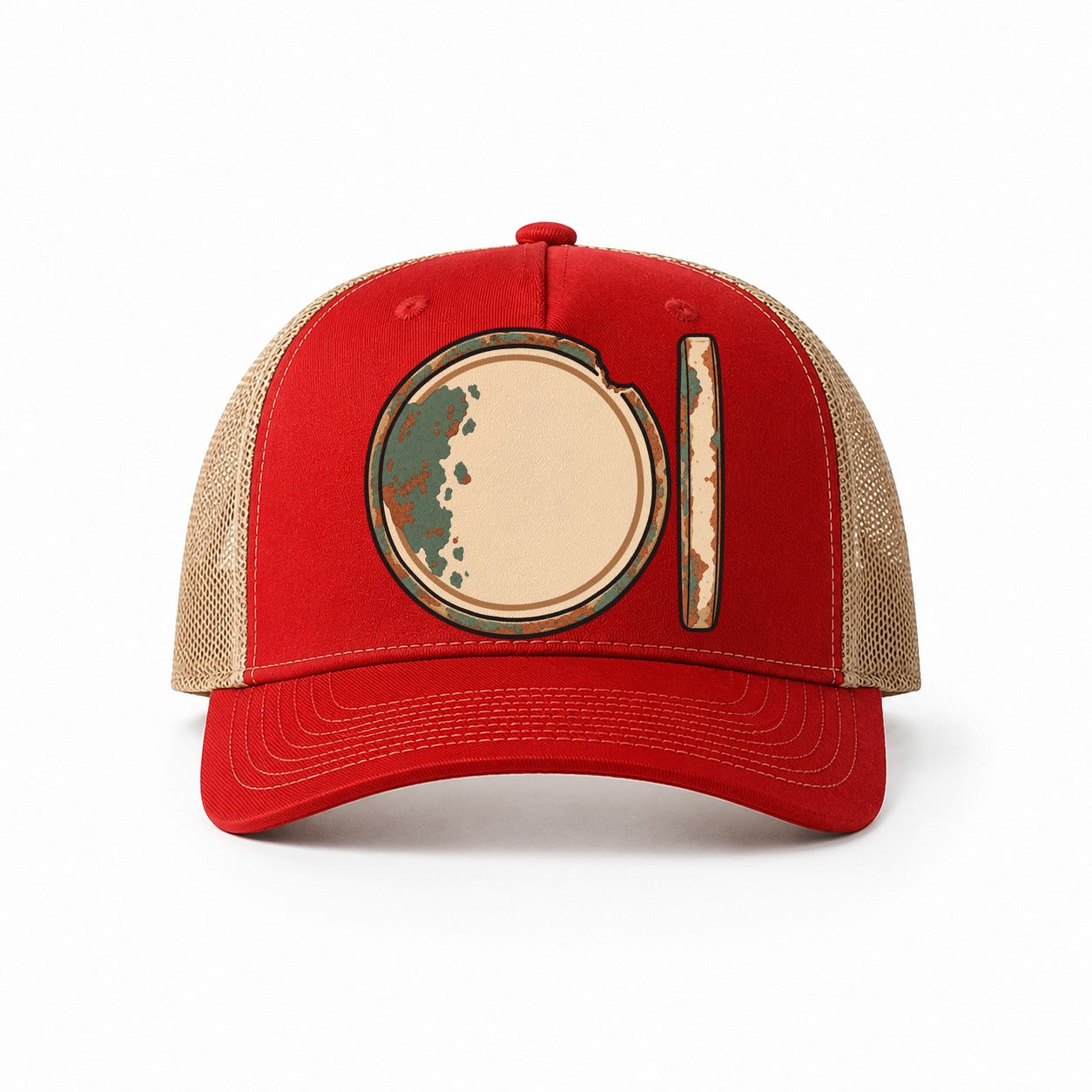 Red-Khaki — front view