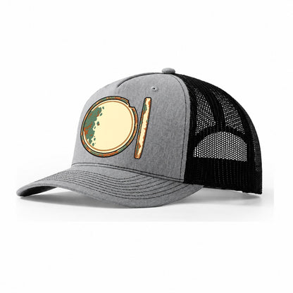 One Blank Disc Treasure Hunting Trucker Hat – Sport Grey Black