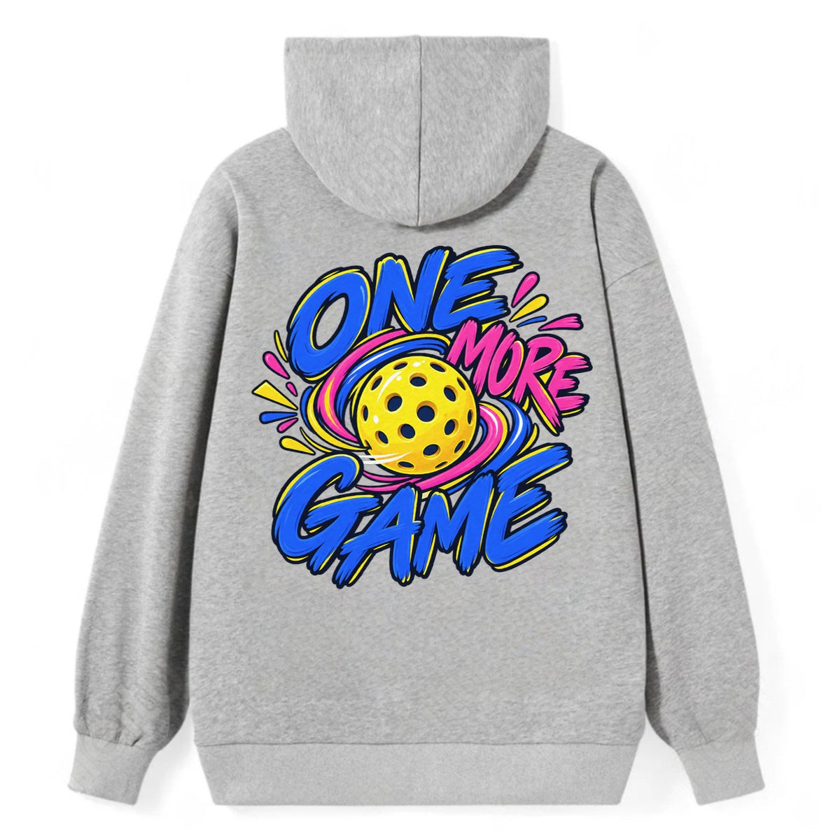 One More Game Pickleball Life Classic Pullover Hoodie – Grey