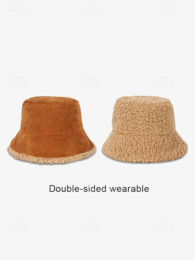 Premium Material: Made of corduroy with sherpa trim, offering a soft touch and durable wear.