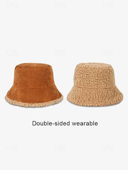 Premium Material: Made of corduroy with sherpa trim, offering a soft touch and durable wear.