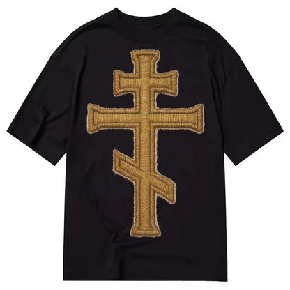 Orthodox Cross  - Classic T-shirt – Black