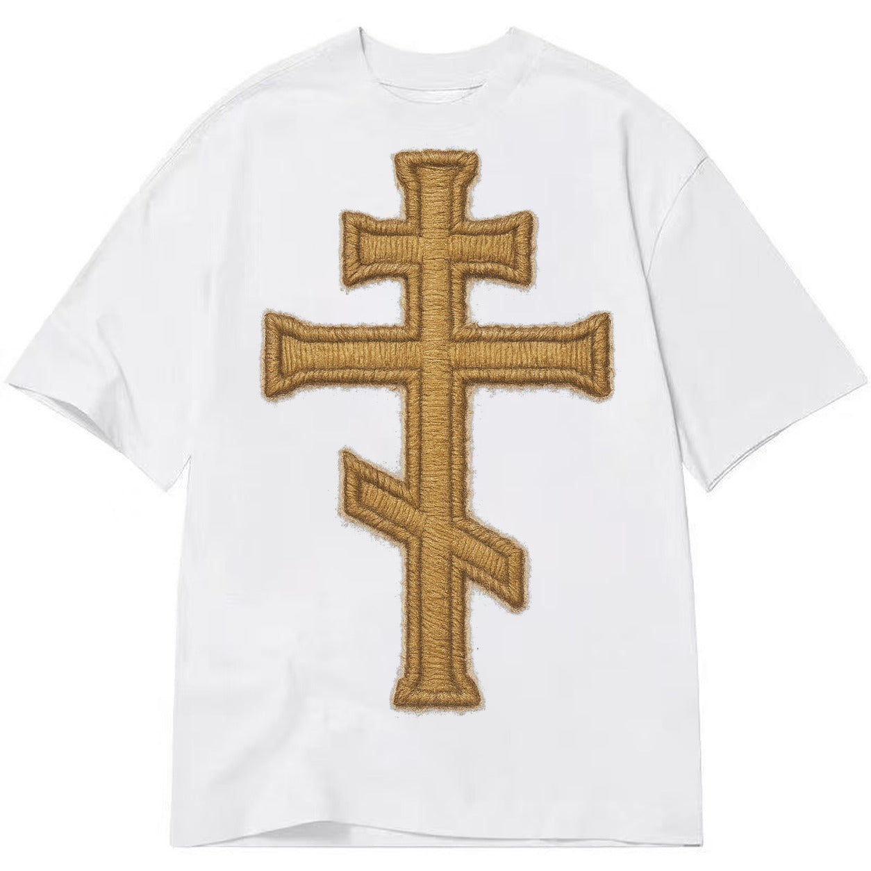 Orthodox Cross  - Classic T-shirt – White