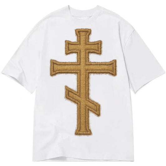 Orthodox Cross  - Classic T-shirt – White