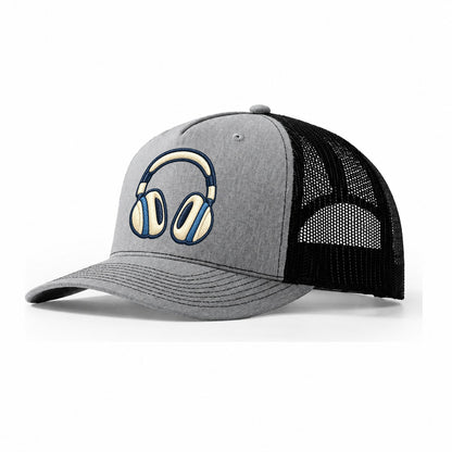 Over Ear Headphones Tiny Solo Marks Trucker Hat – Sport Grey Black