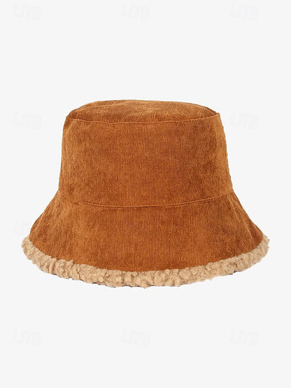 Premium Material: Made of corduroy with sherpa trim, offering a soft touch and durable wear.