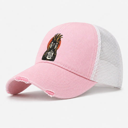 Parrot Mug Truths Washed Trucker Hat – Light Pink