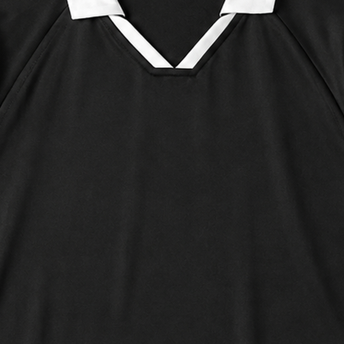 Persian Lion Arch Collar Jersey – black fabric close-up