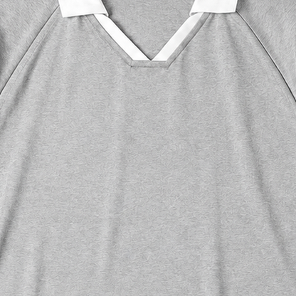 Persian Lion Arch Collar Jersey – grey fabric close-up