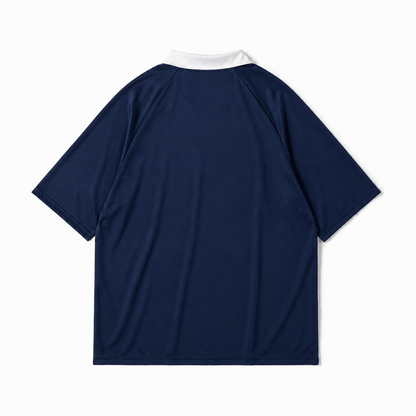 Persian Lion Arch Collar Jersey – navy back view