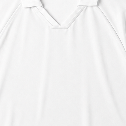 Persian Lion Arch Collar Jersey – white fabric close-up