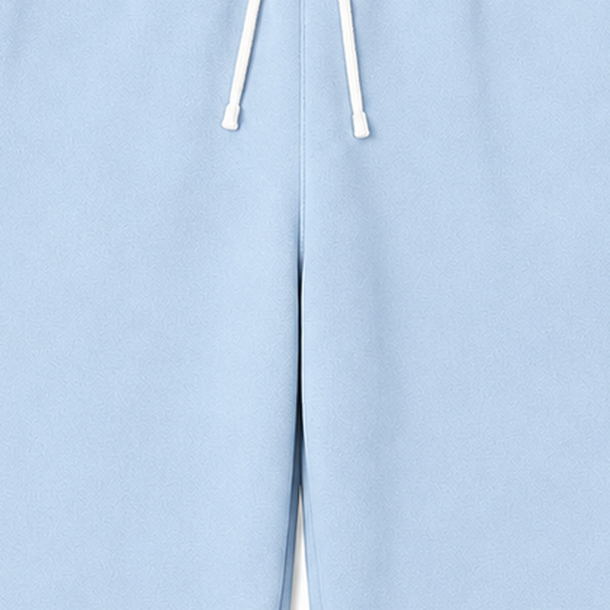 Persian Lion Arch Fleece Sweatpants – light-blue fabric close-up