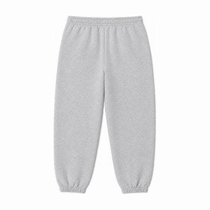 Persian Lion Arch Fleece Sweatpants – light-gray back view