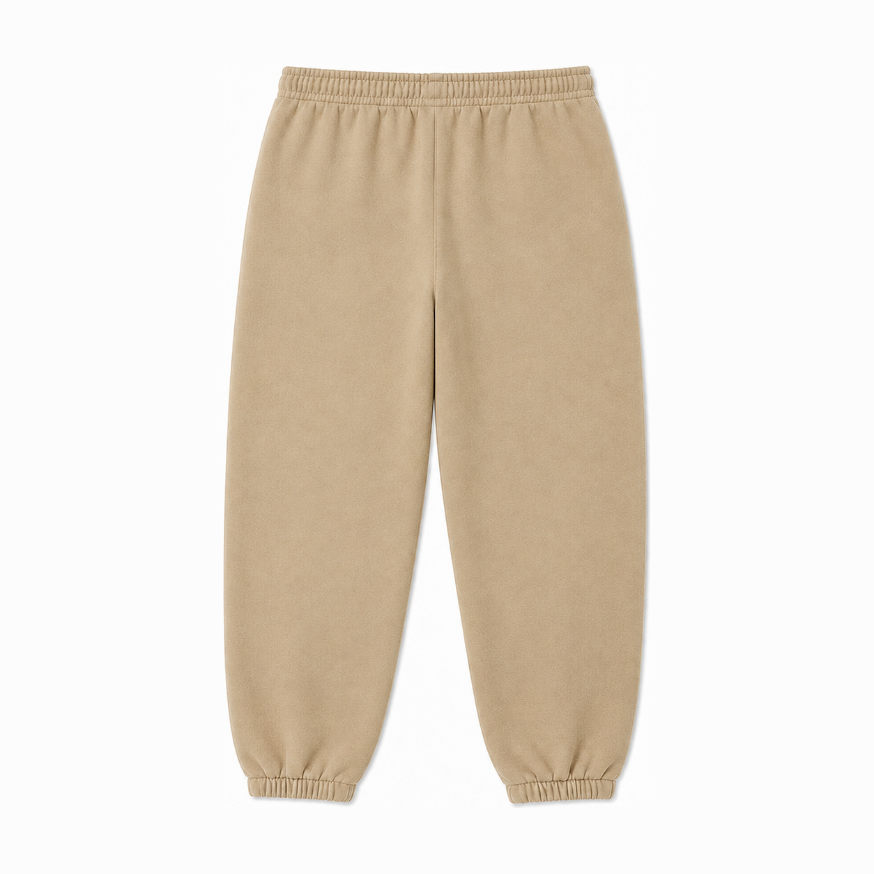 Persian Lion Arch Fleece Sweatpants – light-khaki back view
