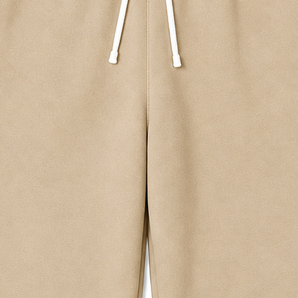 Persian Lion Arch Fleece Sweatpants – light-khaki fabric close-up