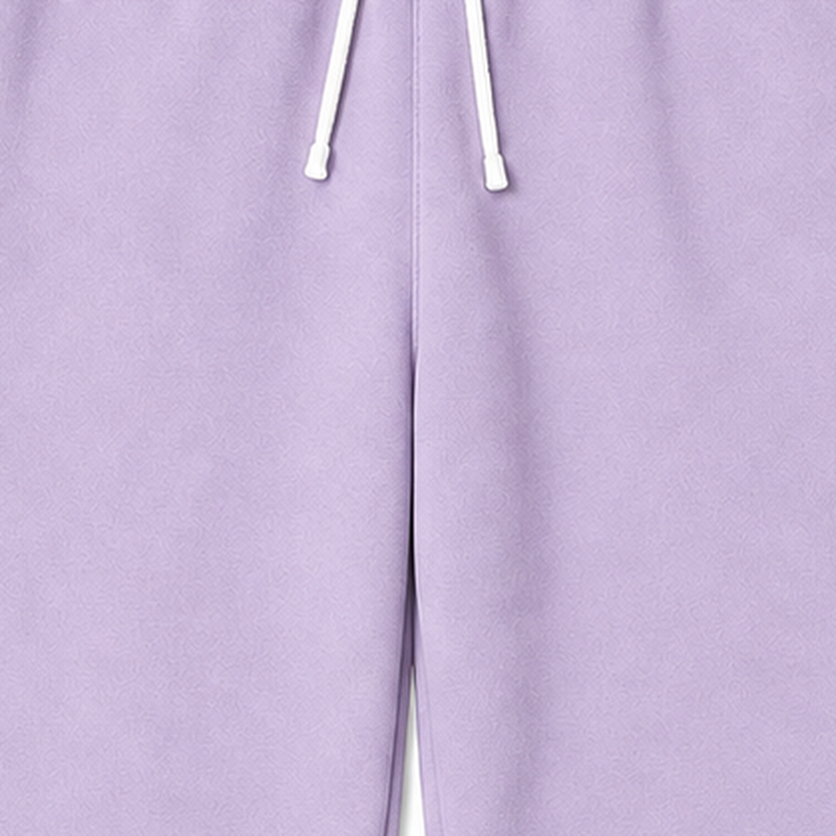 Persian Lion Arch Fleece Sweatpants – light-purple fabric close-up