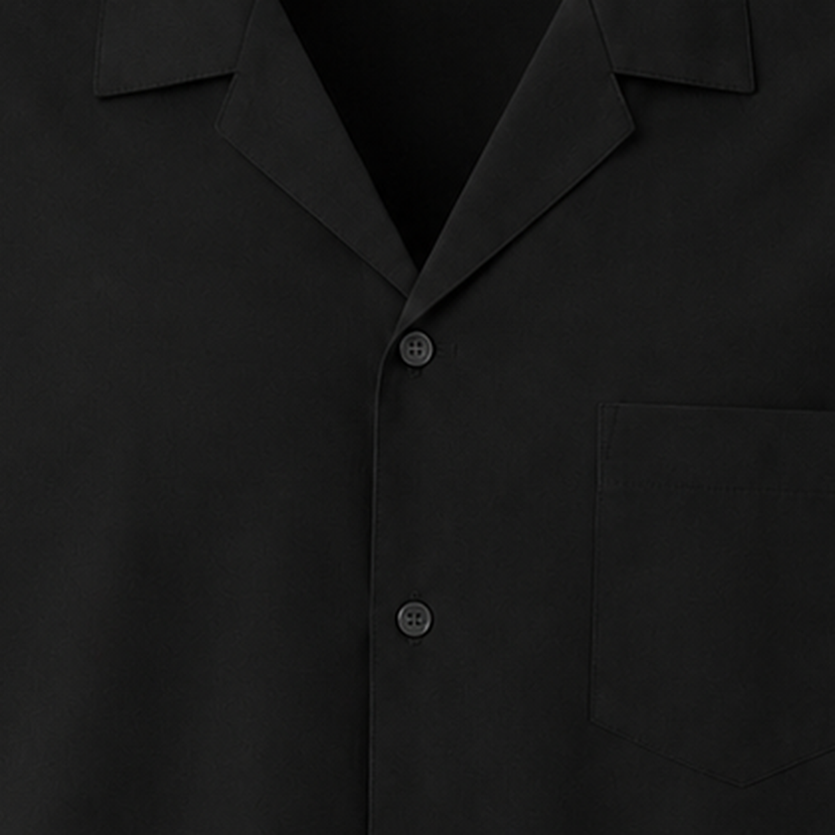 Persian Lion Arch Hawaiian Shirt – black fabric close-up