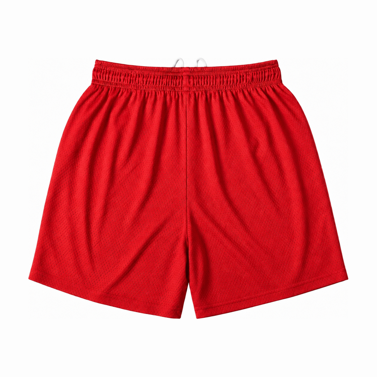Persian Lion Arch Mesh Shorts – red back view