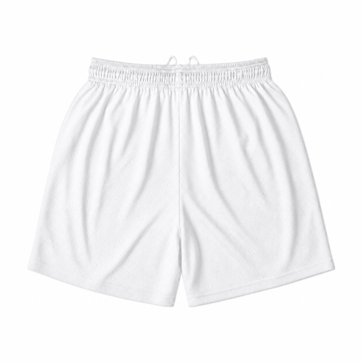 Persian Lion Arch Mesh Shorts – white back view
