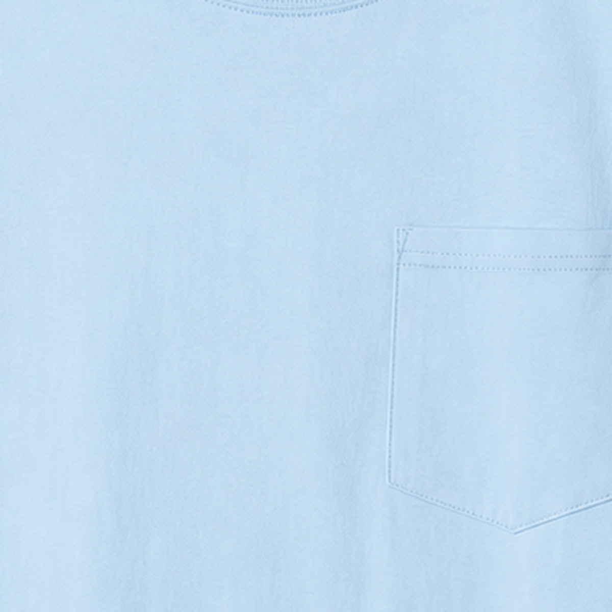 Persian Lion Arch Pocket T-Shirt – light-blue fabric close-up